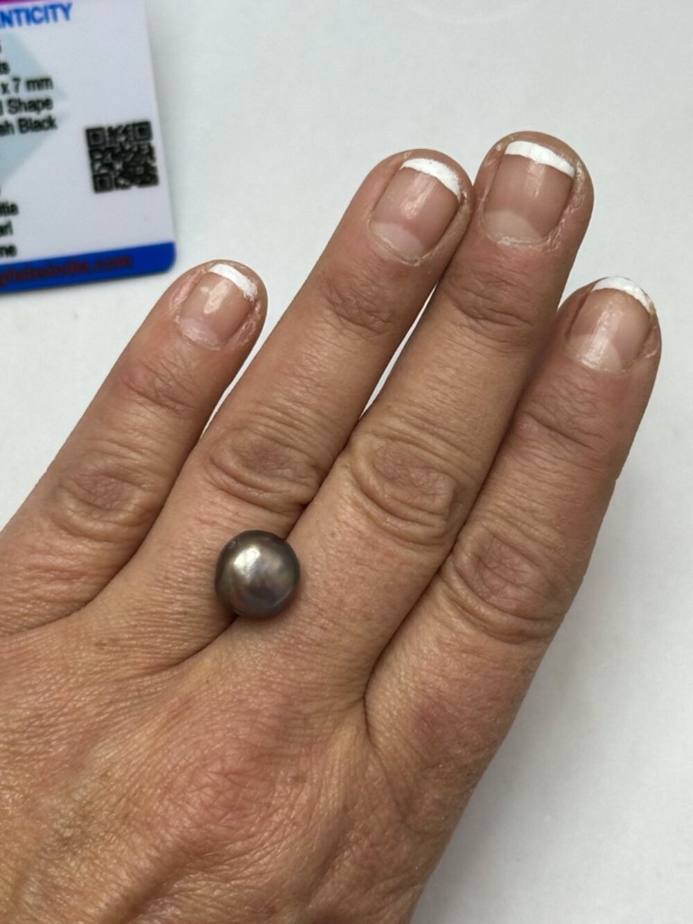 Certified Natural Black Pearl